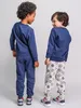 3tlg. Outfit Sweatshirt & 2 Hosen Avengers Dunkelblau 110 Produktbild-Vorschau 3