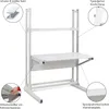 Arbeitstisch 115 x 70 x 193 cm Packtisch Stahl Produktbild-Vorschau 2