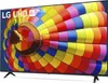 A television screen displaying a colorful image of hot air balloons. Produktbild-Vorschau