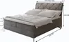 Masseno Boxspringbett MACON 160x200 cm Komplett-Set mit Produktbild-Vorschau 7