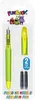 Groen-gele pijlpistool + 2 pijlen Fun&Joy Productafbeelding-voorbeeld 1