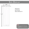 Gardinen Transparent 2er Set - Ösenvorhang Wohnzimmer Produktbild-Vorschau 6