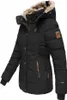 Marikoo Damen Winterjacke Steppjacke Kurz Parka Jacke Produktbild-Vorschau 2