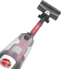 Close-up view of a red and gray handheld vacuum cleaner with a white background. Produktbild-Vorschau