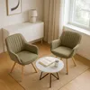 Meubles Cosy 2er-Set bequeme Esszimmerstühle aus grünem Produktbild-Vorschau 2