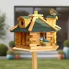 Mucola Vogelhaus Vogelfutterhaus Holz Vogelvilla Produktbild-Vorschau 1