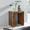 FineBuy Stolik pomocniczy KALKUTTA 45 x 40 x 55 cm Stolik z Podgląd zdjęcia produktu 1