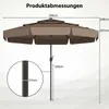 COSTWAY Parasol ogrodowy φ300cm, 3-stopniowy parasol Podgląd zdjęcia produktu 3