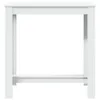 vidaXL Barový stôl biely 102x50x103,5 cm materiál na báze Náhľad obrázku produktu 4