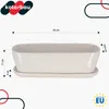 KOTARBAU® Keramik Blumenkasten mit Untersetzer 32x10,5x11cm Produktbild-Vorschau 3