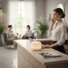 Aroma difuzér, zvlhčovač vzduchu, aromaterapie, LED noční Náhled obrázku produktu 20