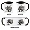 Stegosaurus Kaffeebecher in schwarz Produktbild-Vorschau 4