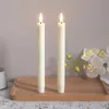 2 candele a LED a forma di bastoncino, luce bianco caldo, Anteprima dell’immagine prodotto 1