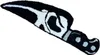 Skull Knife Carpet Horror Scary Scream Bedside Rug Wear Náhled obrázku produktu 2