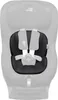 A black infant car seat insert is shown against a light gray background. Anteprima dell’immagine prodotto