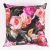 Kissenhülle Rosetta Rosen schwarz pink div. Größen SCHÖNER Produktbild-Vorschau 2