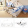 Merax Lit d'enfant 140x190 cm, Lit plat avec barre de Voir les images du produit 10