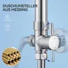Auralum Rund-chromRegendusche ohne Armatur, Duscharmatur Produktbild-Vorschau 4