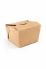 Menübox aus Pappe – Lunchbox Take-away – Braun – 225×165×88 Produktbild-Vorschau 2
