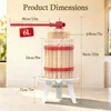 ROSEJANE, presse à jus manuelle de 6 litres, avec un panier Voir les images du produit 2