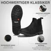 PAULGOS Herren Chelsea Boots Echtes Leder, Stiefeletten Produktbild-Vorschau 3