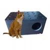 QLS Wetterfestes Katzenhaus aus Styropor – 60x40 cm Produktbild-Vorschau 5