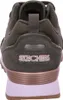 The back view of a green Skechers sneaker. Voir les images du produit