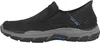 Skechers Slip-In-Sneaker aus Leder, Schwarz 46 EU Produktbild-Vorschau 2
