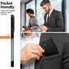 Collage showing a phone case, people using phones, and a phone being placed in a pocket. Produktbild-Vorschau