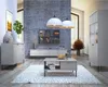 Vitrine in grau mit gerillter Front IPSWICH-166 Produktbild-Vorschau 4