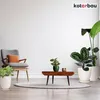 KOTARBAU® Doniczka na rosliny ze spodkiem Biala ? 26 cm Podgląd zdjęcia produktu 7