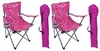 2er Anglersessel Campingstuhl Getränkehalter Outdoorstuhl Tasche Pink Produktbild-Vorschau