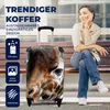 MuchoWow® Koffer Handgepäck Trolley Rollkoffer Kleine Produktbild-Vorschau 2