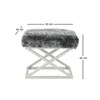 Hanah Home, Capraz Plush - Silver, Grey, poduszka do Podgląd zdjęcia produktu 3