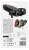 LED přední + zadní svítilna na kolo P3922 na 2x CR2032, 22 lm Náhled obrázku produktu