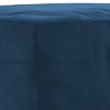 vidaXL Poggiapiedi blu 70x55x41 cm Velluto Anteprima dell’immagine prodotto 5