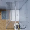 70x90x195cm Falttür +Stabilisationsstange 90cm Duschkabine Produktbild-Vorschau 4