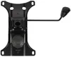 A black office chair tilt mechanism with a height adjustment lever, shown against a white background. Produktbild-Vorschau