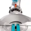 A close-up view of the angle adjustment mechanism and blade of a miter saw. Anteprima dell’immagine prodotto