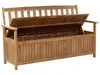 BELIANI 3-Sitzer Gartenbank Hellbrun Akazienholz 160 cm mit Produktbild-Vorschau 4