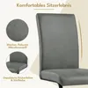 Yaheetech 4er Set Freischwinger Esszimmerstuhl aus Produktbild-Vorschau 5