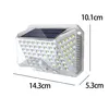 A solar-powered outdoor light with dimensions indicated. Produktbild-Vorschau