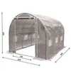 4iQ Serra polytunnel 2x3,5m Grigio 19 mm Anteprima dell’immagine prodotto 3