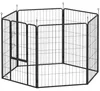 PawHut Puppyren, 100 cm hoog, 6-delig. Zelfbouw hondenren, Productafbeelding-voorbeeld 1