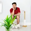 Porte papier toilette en bambou Debout Voir les images du produit 1