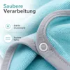 Vossen, bata de piscina "De Luxe", azul y gris, talla única Vista previa de la imagen del producto 4