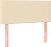 LED Kopfteil Creme 100x5x78/88 cm Stoff Produktbild-Vorschau 4