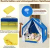 COSTWAY Kinderspielhaus mit Sternenlichtern, Prinzessin Produktbild-Vorschau 4