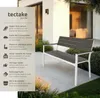 Banc de jardin Line 2 places avec structure en aluminium Voir les images du produit 2