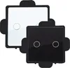 Schalter Touch Doppelt Modern Weiß Produktbild-Vorschau 1